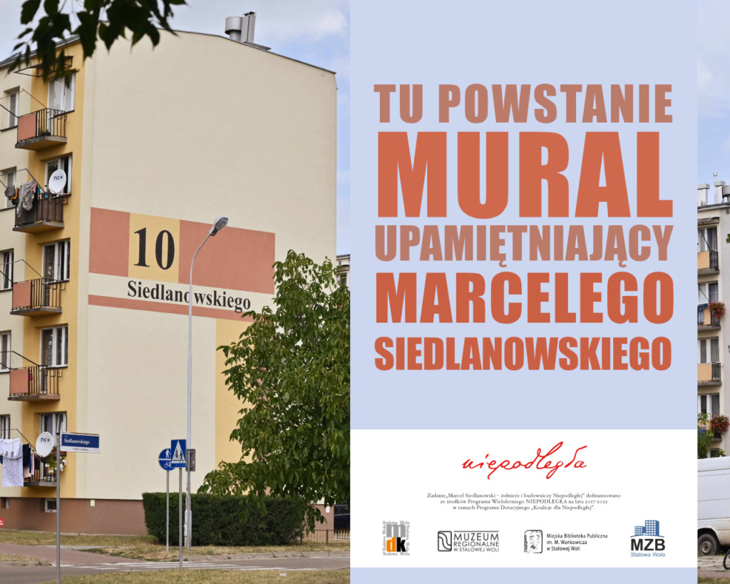 Powstanie mural Marcelego Siedlanowskiego