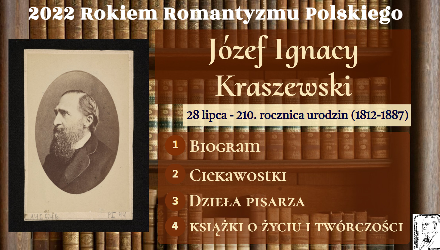 Józef Ignacy Kraszewski „tytan pracy” – 2022 Rokiem Romantyzmu Polskiego