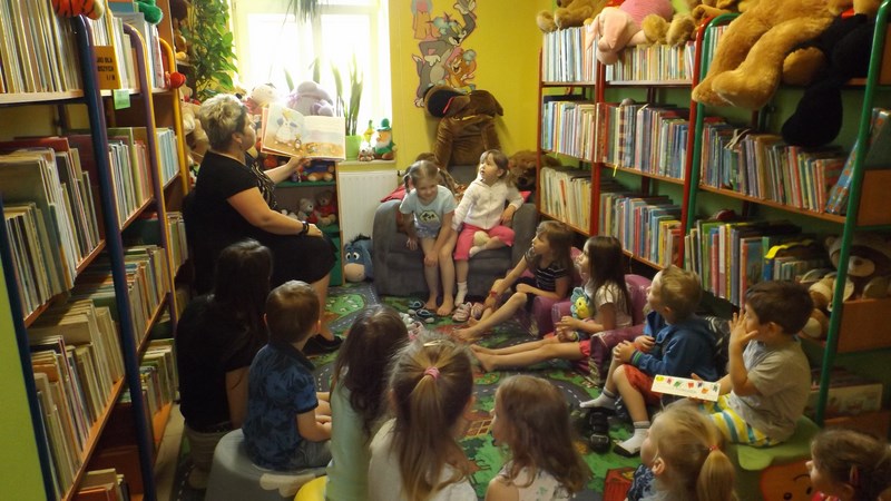 Wizyta dzieci z Domowej Akademii Przedszkolaka w Filii nr 3