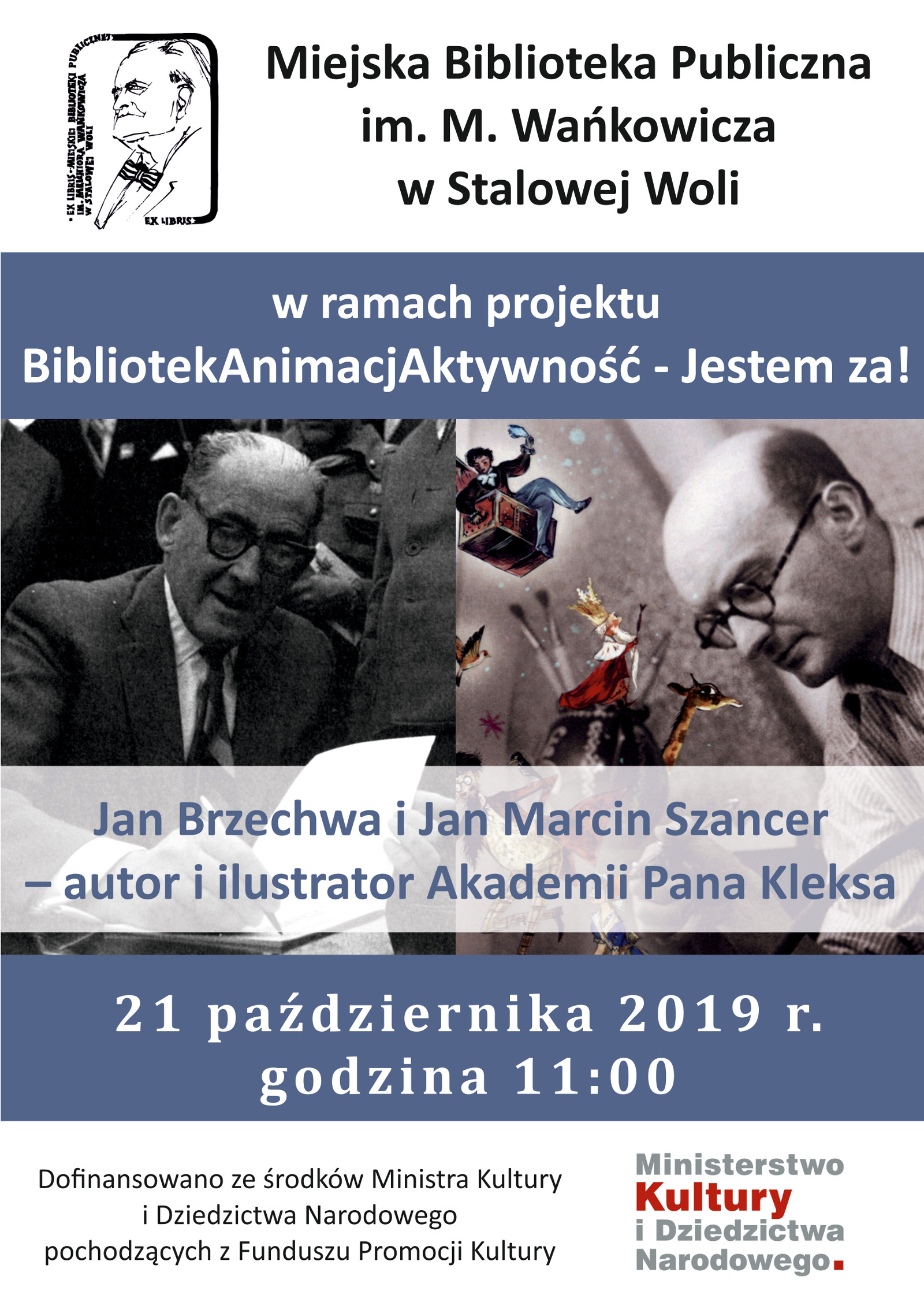 Jan Brzechwa i Jan Marcin Szancer – autor i ilustrator Akademii Pana Kleksa